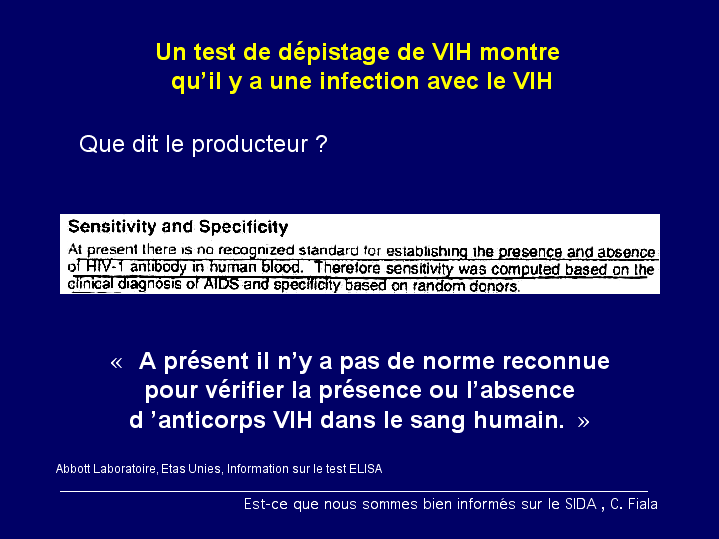 Un Test De Dépistage De VIH Montre Qu'il Y A Une Infection Avec Le VIH