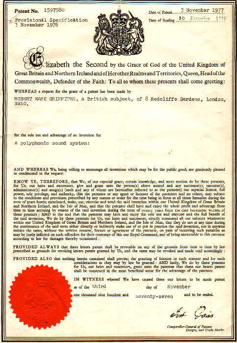 UK patent